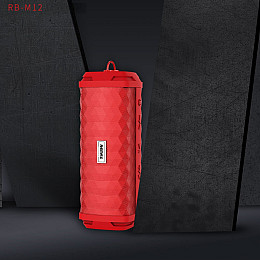 Портативна бездротова акустика Remax RB-M12 IPX7 Bluetooth V4.2 12 Вт Червоний