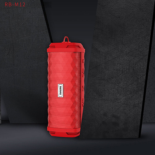 Портативная беспроводная акустика Remax RB-M12 IPX7 Bluetooth V4.2 12 Вт Red