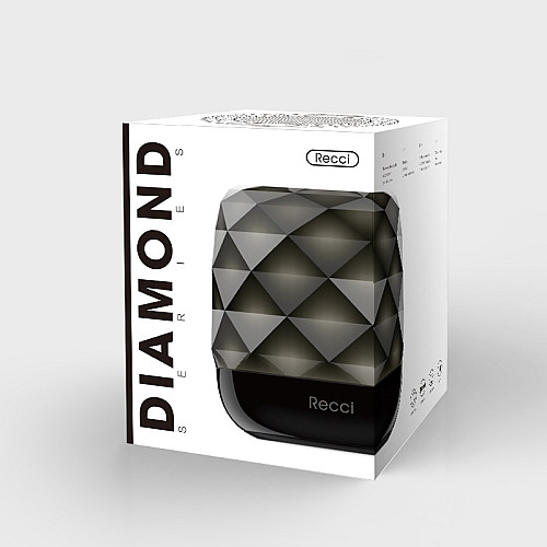 Портативная беспроводная акустика Recci RBS-F1 Diamond Bluetooth V4.0USB/Type C Black