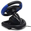 Проводной игровой руль RIAS Steering Wheel 4в1 с педалями и коробкой передач Black-Blue (3_04451)