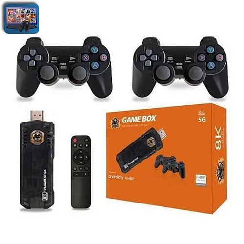 Игровая приставка + Смарт тв OPT-TOP Game Box X8 8K/5G Smart TV 64 ГБ (2103354313)