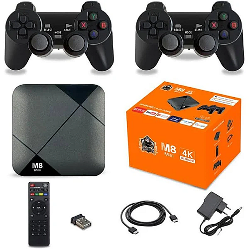 Игровая ТВ приставка для дома с джойстиками OPT-TOP M8 MINI (2103354314)