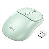 Беспроводная оптическая мышка Hoco GM25 Bluetooth 2.4Ghz 800-1600DPI Green