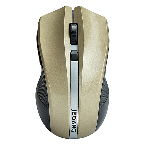 Бездротова оптична мишка Jeqang JW-213 800-1600DPI 2.4ГГц Сіра