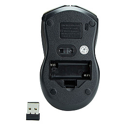 Бездротова оптична мишка Jeqang JW-213 800-1600DPI 2.4ГГц Сіра