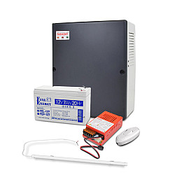 Бокс пластиковий FARADAY Electronics PLB 7-9 Ач/Світильник LED/БП UPS 35W Smart ASCH PL/FEl-127/Перемикач 