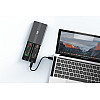 Внешний карман XON MemoryCase для двух M.2 NGFF (SATA) USB 3.1 Type-C Серый (XSC1C13NG2MG 6259)