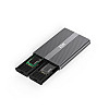 Внешний карман XON MemoryCase для двух M.2 NVMe (PCIe) USB 3.1 Type-C Серый (XSC1C13NV2MG 6266)