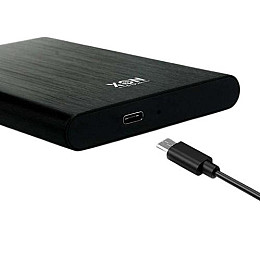 Внешний карман XON MemoryCase для 2.5" SATA HDD/SSD USB 3.1 Type-C Черный (XHC4C13S21PB 6280)