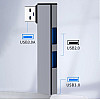 Адаптер Перехідник GT Type-C 3.1 на USB 3.0 для MacBook iMac Bodasan Black (W050725)