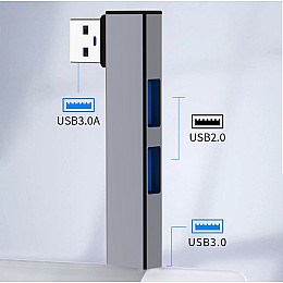 Адаптер Переходник GT Type-C 3.1 на USB 3.0 для MacBook iMac Bodasan Black (W050725)