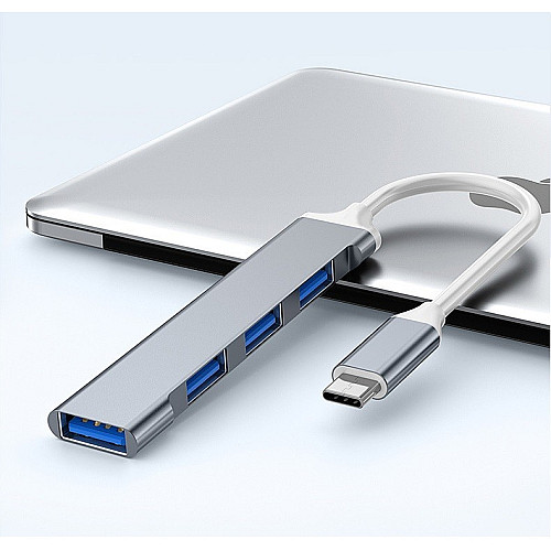 Адаптер Переходник GT Type-C 3.1 на USB 3.0 для MacBook iMac Bodasan Gray (W050722)