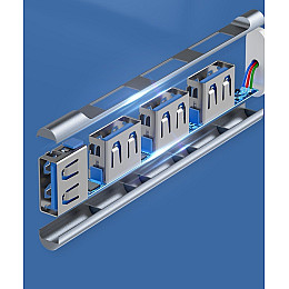 Адаптер Переходник GT USB на USB 3.0 Bodasan Gray (PH050724)
