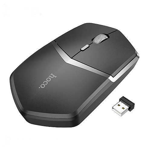 Мишка бездротова Hoco DI33 Cool 2.4G USB 1600dpi Чорний