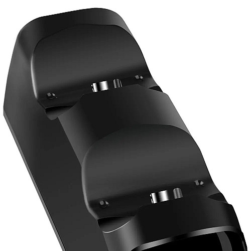 Док-станция для геймпадов RIAS Е20 на два джойстика с LED-индикацией уровня заряда Black