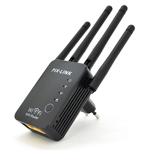Ретранслятор Wi-Fi Pix-Link LV-WR16 Black (16166-hbr)