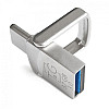 Флешка T&G 2&1USB/Type C 32Гб Метал 104 USB Flash Drive Сталь