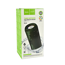 Портативна бездротова колонка Hoco BS48 Artistic IPX5 BT v5.1 1200мАг Темно-зелена