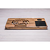 Столик з дерева для охолодження ноутбука Macbook ecoWalnut 540x300x250 мм