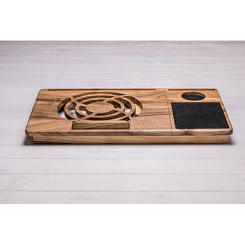 Столик з дерева для охолодження ноутбука Macbook ecoWalnut 540x300x250 мм