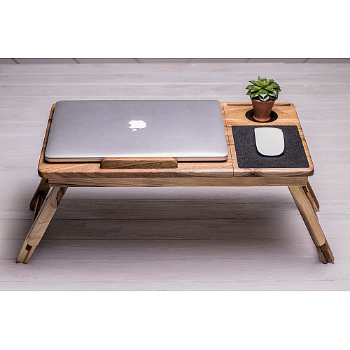Раскладной столик для охлаждения-вентиляции ноутбука ecoWalnut 540x300x250 мм