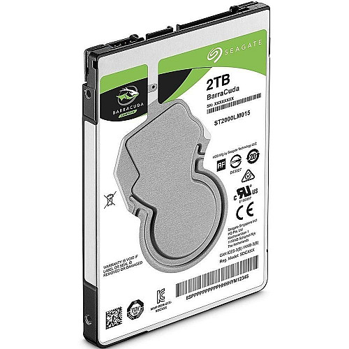 Жорсткий диск Seagate BarraCuda 2TB 5400rpm 128MB 2.5 SATA III (ST2000LM007) Відновлений