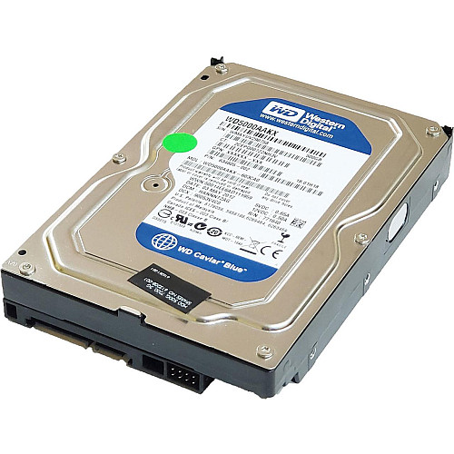Жорсткий диск Western Digital Blue 500GB 7200rpm 16MB 3.5 SATA III (WD5000AAKX) Відновлений