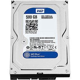 Жесткий диск Western Digital Blue 500GB 7200rpm 16MB 3.5 SATA III (WD5000AAKX) Refurbished