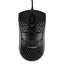 Компьютерная мышь T-Wolf V15 RGB LED 1600 DPI Black