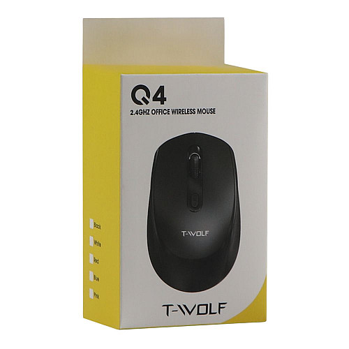 Беспроводная оптическая мышка T-Wolf Q4 2.4G Черный