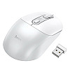 Беспроводная оптическая мышка Hoco GM28 2.4GHz 800-1600 DPI White
