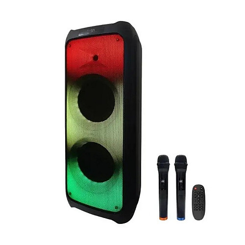 Акустическая система RIAS ZXX-5512 + 2 микрофона Black