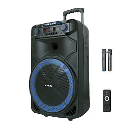 Акустична система RIAS ZXX-1011 + 2 мікрофони 1800 mAh 150W Чорний