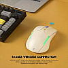 Бездротова ігрова мишка Fantech WGC2 Venom II Vibe 2.4GHz 300mAh 30IPS Білий