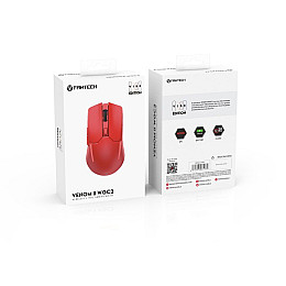 Беспроводная игровая мышка Fantech WGC2 Venom II Vibe 2.4GHz 300mAh 30IPS Red