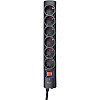Сетевой фильтр 1.8 м Trust Surge Guard 6XSchuko на 6 розеток Black