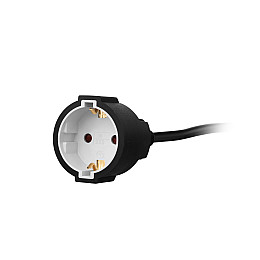 Удлинювач мережевий з заземленням на 15 м 2E PC315M15 чорний