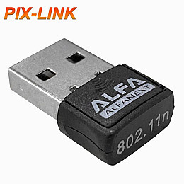 Беспроводной адаптер Pix-Link Wi-Fi USB LV-UW06RK-ALFA Black (16668-hbr)