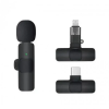 Мікрофон бездротовий петличний Borofone K8 Type-C Black (16670-hbr)