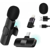 Мікрофон бездротовий петличний Borofone K8 Type-C Black (16670-hbr)