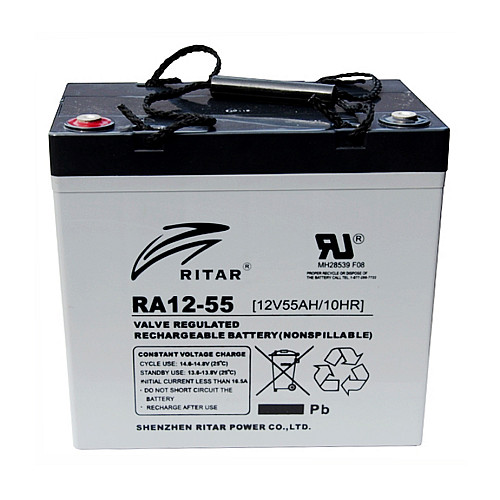 Акумуляторна батарея Ritar RA12-55 12 В 55 A AGM для ІБП