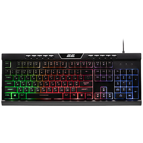Клавиатура игровая проводная 2E Gaming KG300 LED USB Ukr Черный