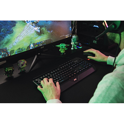 Геймерська клавіатура провідна 2E Gaming KG315 KG315 RGB USB Ukr Чорний