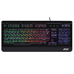 Проводная геймерская клавиатура 2E Gaming KG320 USB-A EN/UA/RU LED Черный