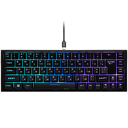 Клавіатура ігрова провідна 2E Gaming KG350 RGB USB Ukr Чорний