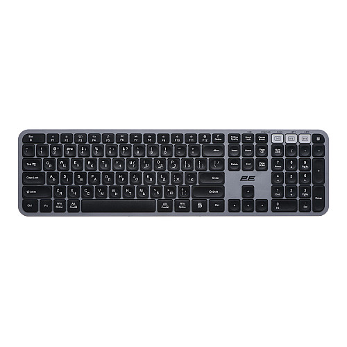 Бездротова клавіатура 2E KS240 WL/BT EN/UK iz15810