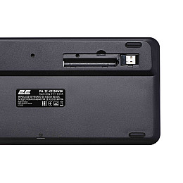 Бездротова мембранна клавіатура 2E KS250 WL/BT EN/UK