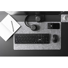 Клавіатура мембранна безпровідна 2E KS260 WL EN/UK Чорний