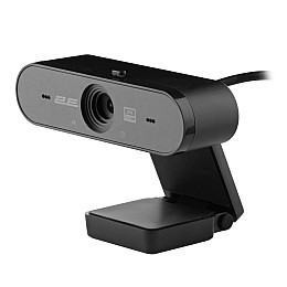 Веб-камера з мікрофоном і штативом 2E 2K 30fps фіксована фокусування Чорний