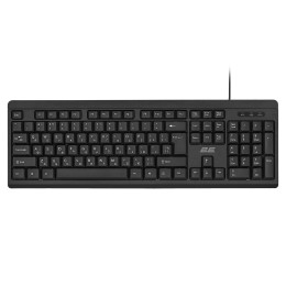 Провідна клавіатура 2E KS108 USB-A EN/UK чорний